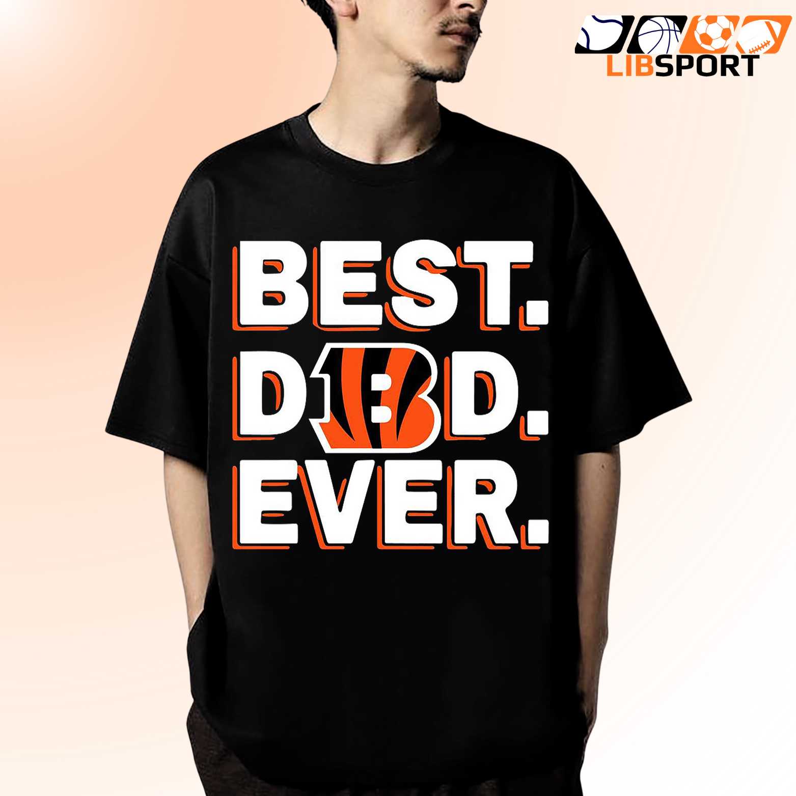 Best Dad Ever Cincinnati Bengals T Shirt, Game Day Streetwear Shirt